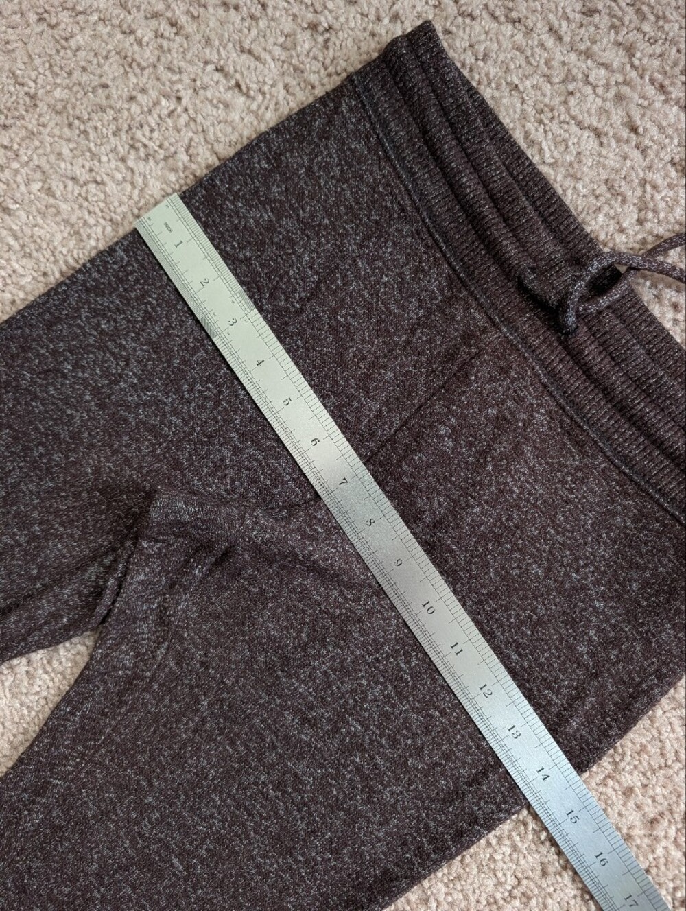 American Eagle Womens Dark Brown Ahh-Mazingly Soft Knit Lounge Joggers Size XS - Picture 8 of 10